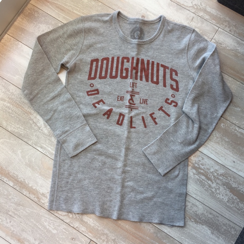 Doughnuts & Deadlifts thermal long sleeve
